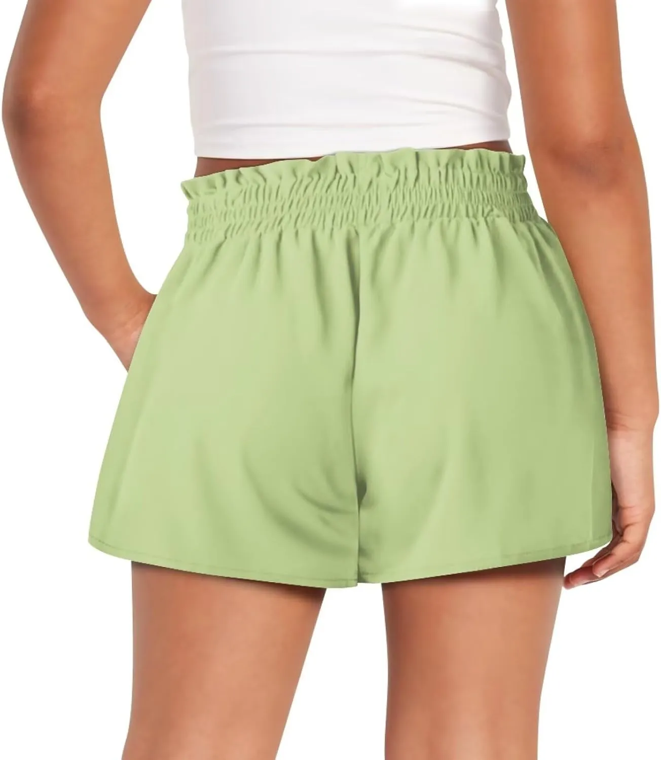 Girls Athletic Shorts with Pockets Casual Running Kids Elastic Tennis Shorts 1-16 Years Old