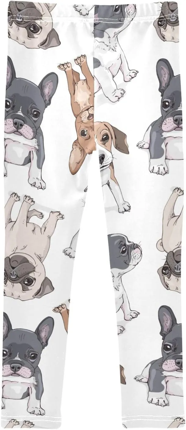 Girls' Leggings Girls Stretch Leggings Dog Puppy Childish Animal Children's Yoga Pants Clothes Kids Dance Tights Place