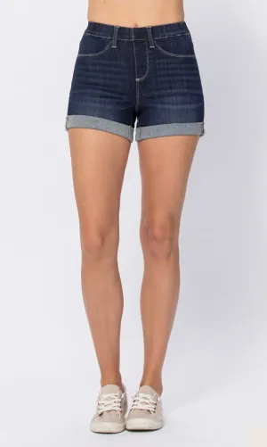 Judy Blue High Waisted Pull On Shorts