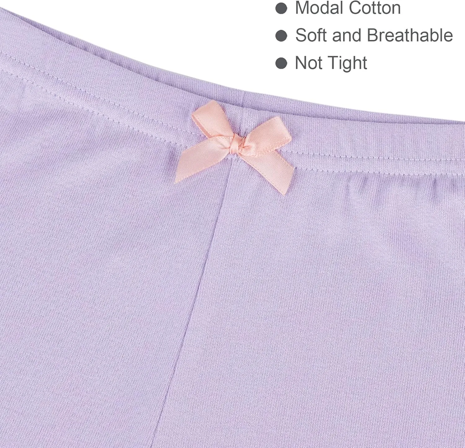 Ruisita 6 Packs Toddler and Girls Ruffled Shorts Kids Bike Cartwheel Shorts Under Dress Dance Short