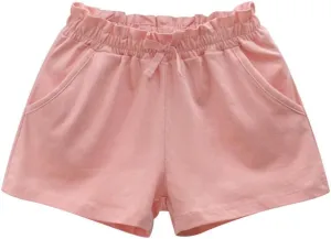 Toddler Girl Shorts Ruffled Pumpkin Bloomers Shorts for Kids Workout Athletic