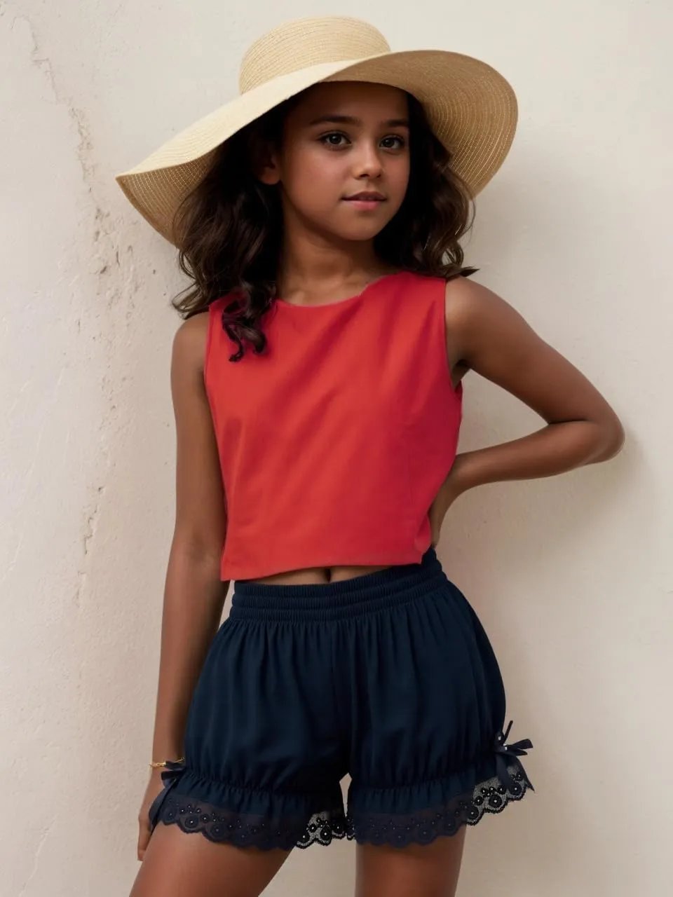 Toddler Girl Shorts Ruffled Pumpkin Bloomers Shorts for Kids Workout Athletic