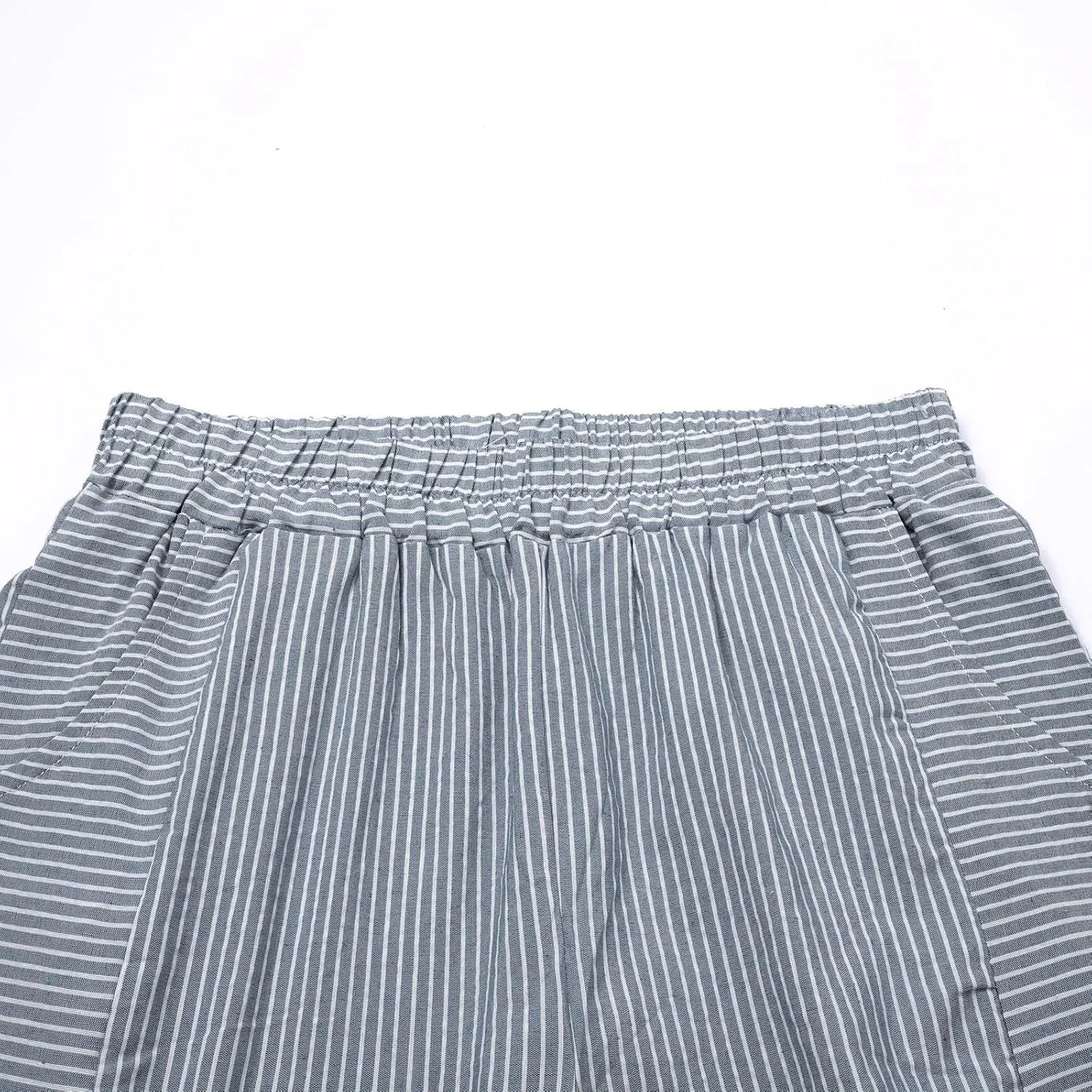 Womens Linen Pants with Pockets Loose Elastic High Waisted Comfy Beach Trousers Retro Summer Lightweight Casual Pants